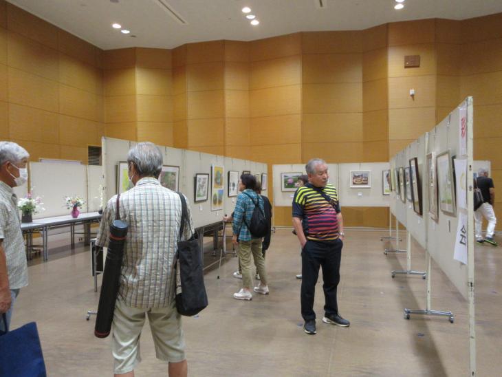 作品展示のようす