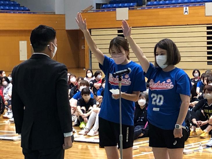 第56回市民スポーツ大会開会式時選手宣誓