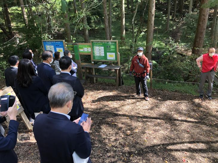 第131回九州市長会行政視察様子