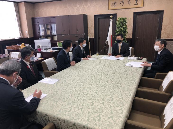 要望活動（国道34号大村・諫早間整備促進期成会）の様子（秋野議員2）