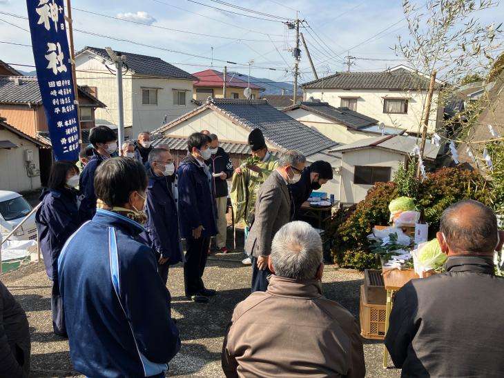 （大村湾東部漁協）恵比寿祭りに伴う神事の様子