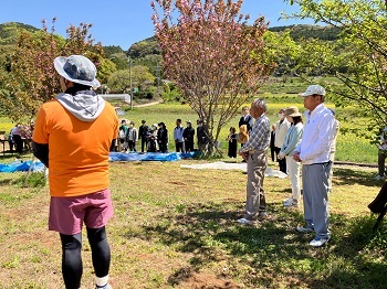 さくら日本一まちづくりの会「市民大花見会」の様子