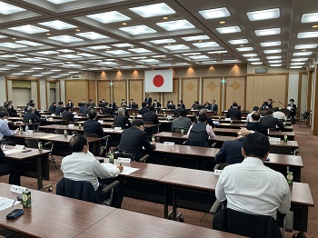 全国市長会理事会の様子