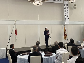 長崎県隊友会防衛講話・懇親会の様子その1