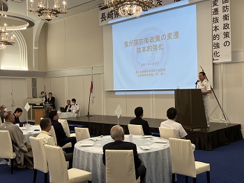 長崎県隊友会防衛講話・懇親会の様子その2