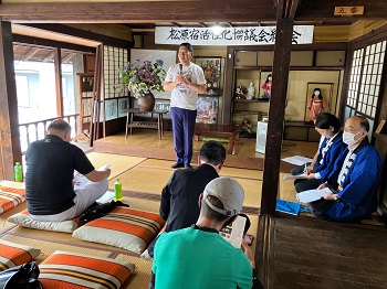 松原宿活性化協議会総会の様子その1