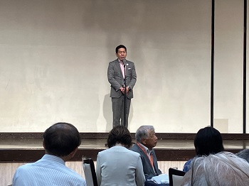 大村市農業委員会慰労会の様子