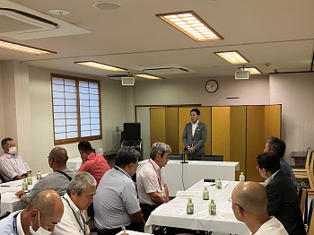 長崎県央農業協同組合中部地区胡瓜部会通常総会の様子