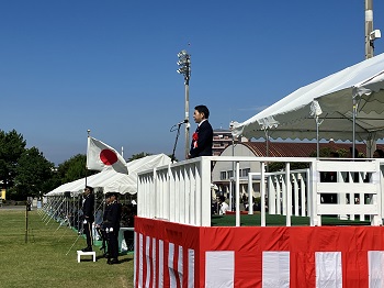 令和5年度四部隊合同自衛隊記念日行事の様子1