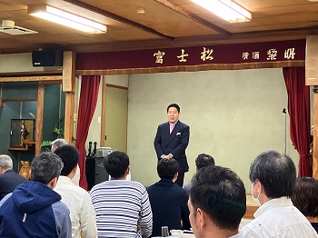 大村市剣道選手権大会懇親会の様子