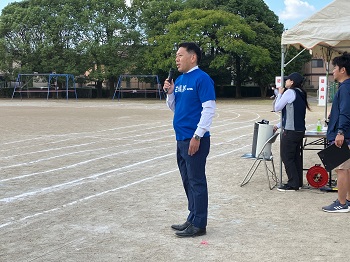 三城小学校区町内家族大運動会の様子2