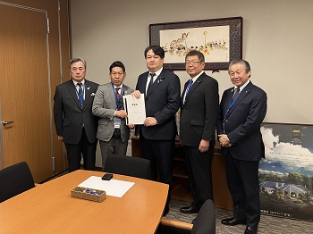 大村市水陸協議会要望活動（山本啓介議員）