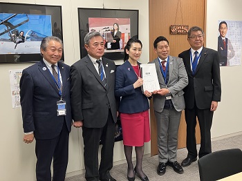 大村市水陸協議会要望活動（松川るい議員）