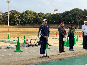 ロザ・モタ杯第47回おおむらロードレース大会開会式の様子1