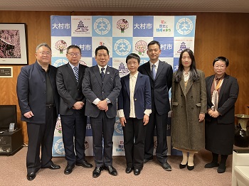友好都市閔行区親善訪問団表敬の様子2