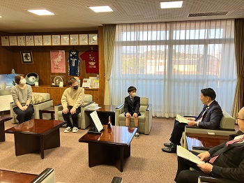 日本バッハコンクール全国大会出場表敬の様子2