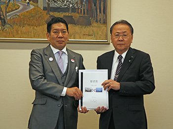 県議会要望の様子1