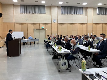 大村市連合防犯協会理事会・総会の様子