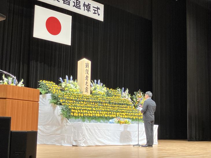 大村市戦没者追悼式の様子2