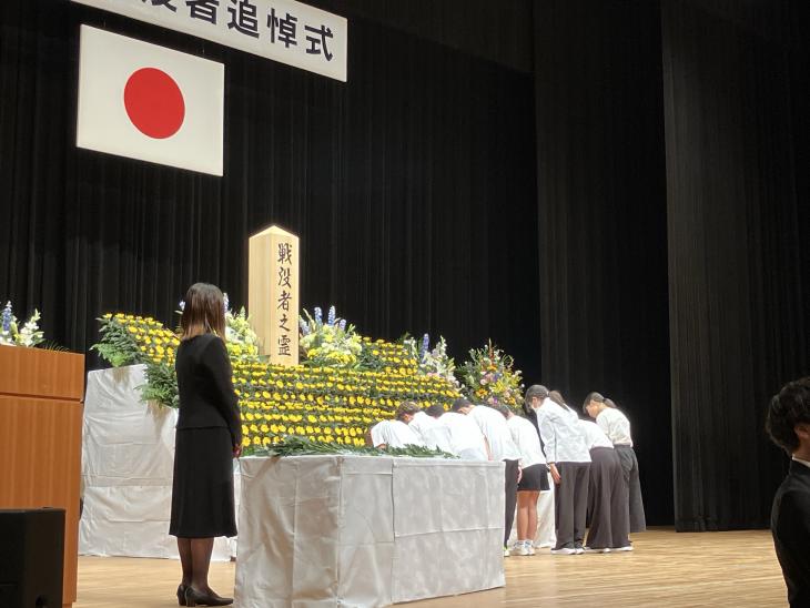 大村市戦没者追悼式の様子3