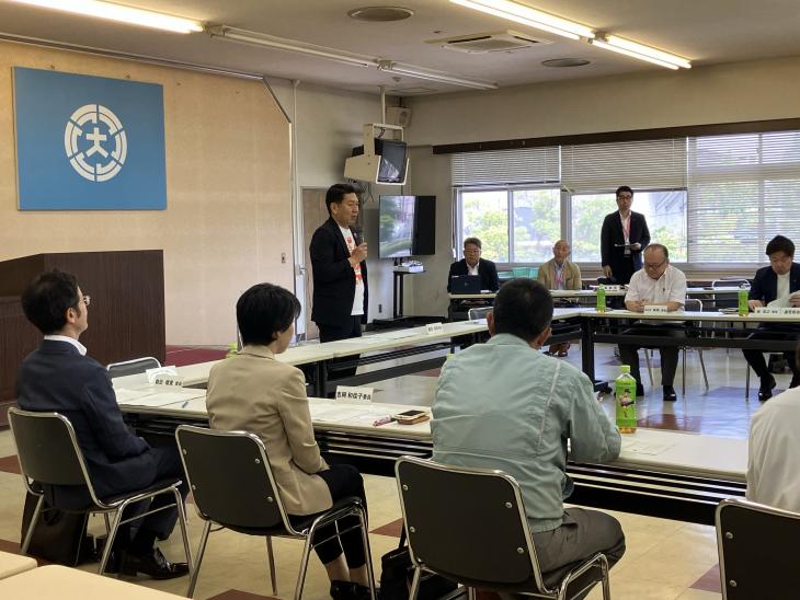 令和7年度大村市中小企業振興会議の様子