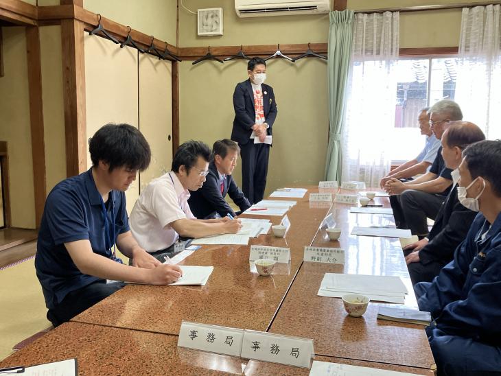 令和7年大村市鶏病対策協議会定期総会の様子