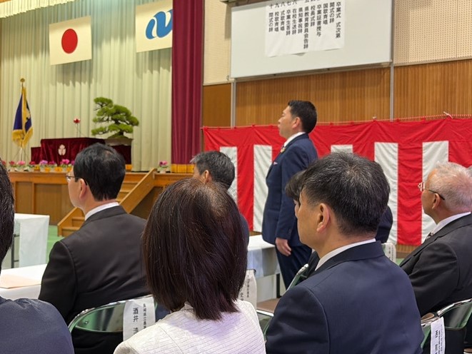 大村城南高等学校令和7年度卒業証書授与式の様子