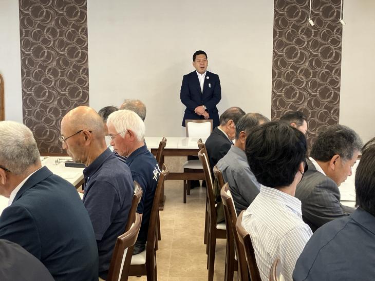 大村市畜産部会定期総会の様子