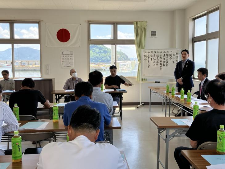 大村市漁業協同組合定期総会の様子
