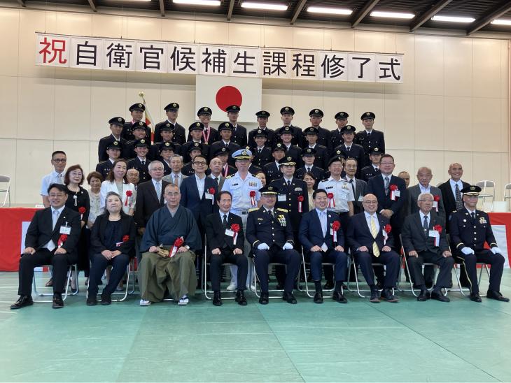 令和7年度自衛官候補生課程教育修了式の様子2