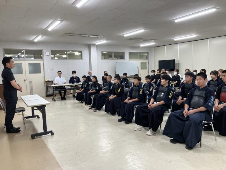 第59回全国道場少年剣道大会等出場表敬の様子2