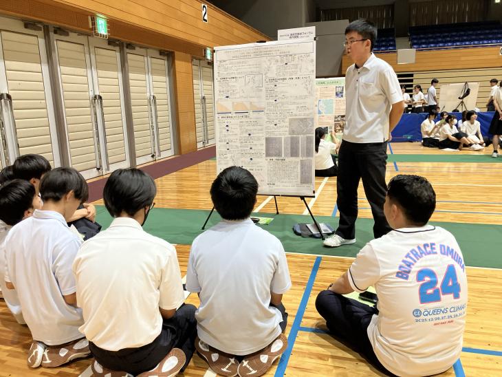 大村高校SSH科学研究・3年生課題探求発表会の様子