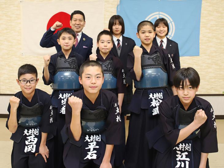 令和7年度第35回全国高等学校剣道選抜大会ほか出場報告の様子