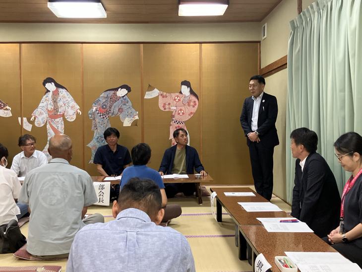 JAながさき県央中部地区トマト部会総会の様子