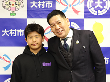 第48回全国JOCジュニアオリンピックカップ春季水泳競技大会等出場報告の様子