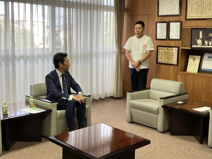 寄附贈呈式(グリーンテック九州様)の様子2