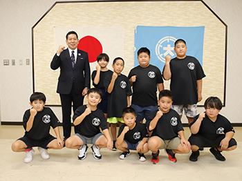 第29回九電杯全九州わんぱく相撲大会出場報告の様子1