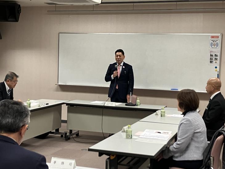宮中献穀大村市奉賛会設立発起人会の様子