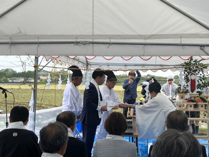斎田清祓・播種祭（宮中献穀事業）の様子1