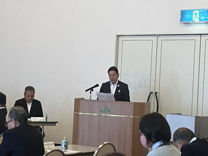 東彼杵道路建設促進期成会・令和7年度定期総会の様子