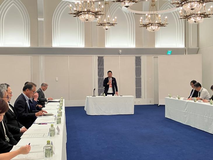 大村湾をきれいにする会第54回定期総会の様子