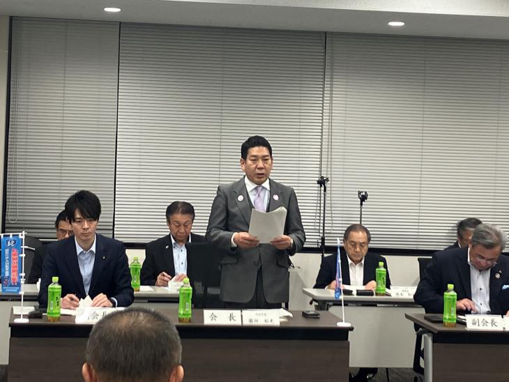 国道34号等大村市内幹線道路整備促進期成会要望活動の様子2