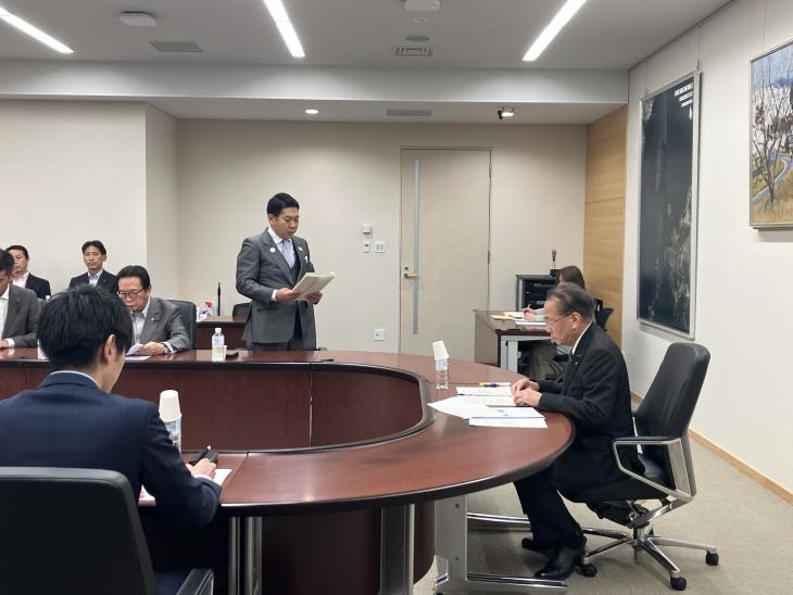 県議会要望の様子2