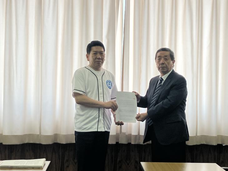 陳情の様子（長崎県ビルメンテナンス協会）