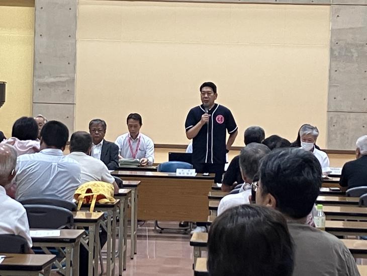 地区別ミーティング（竹松地区）の様子