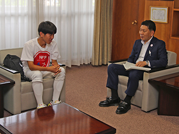 第11回全国中学生フェンシング選手権大会出場報告の様子2
