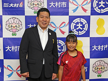 全農杯2025年全日本卓球選手権大会出場報告の様子（大村TTC）1