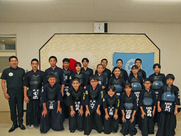 第59回全国道場少年剣道大会等出場表敬の様子1