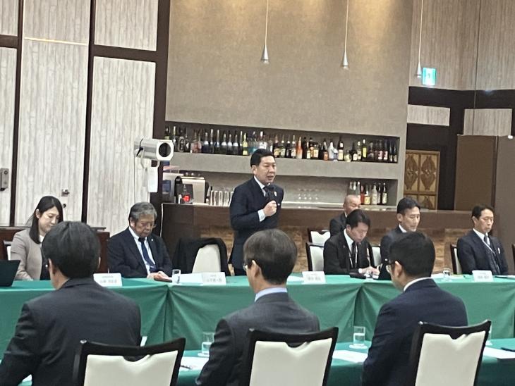 大村商工会議所役員・議員との意見交換会の様子