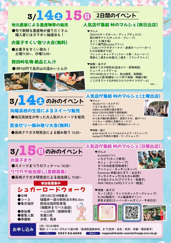 春のスイーツまつりチラシ裏